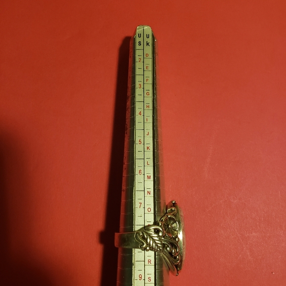 Vintage 925 Sterling Silver Pink Oval Rhodochrosite Ring - Picture 2 of 6